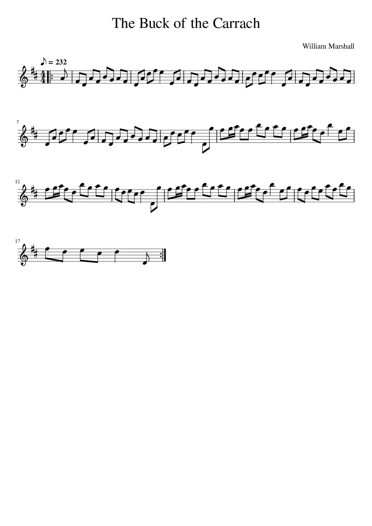 The Buck of the Carrach - Page 1