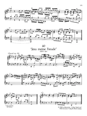 Chorale prelude "Jesu, meine Freude"