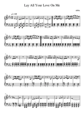 lay all your love on me