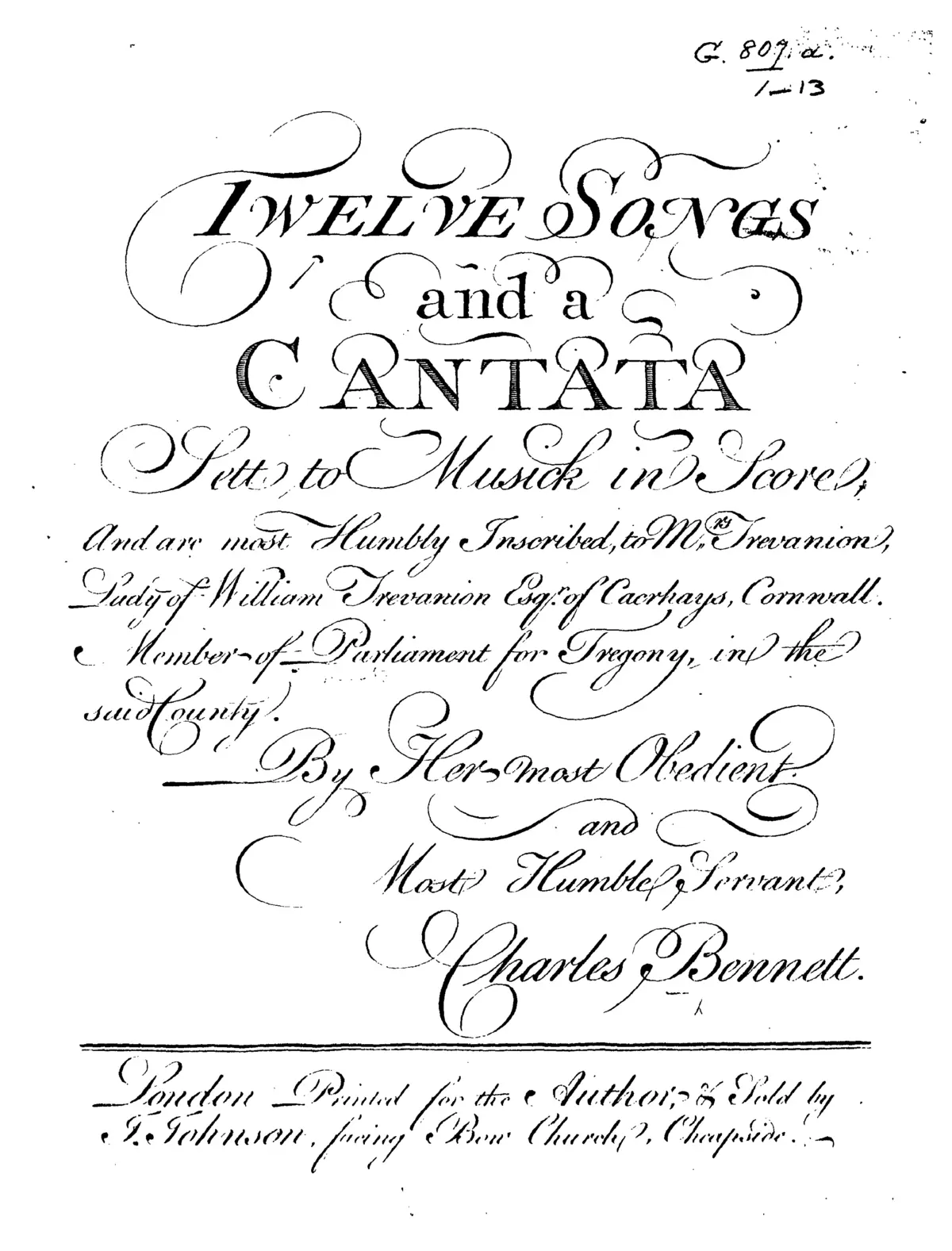 12 Songs and a Cantata - Page 1