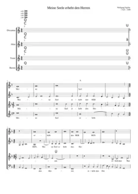 Meine Seele erhebt den Herren