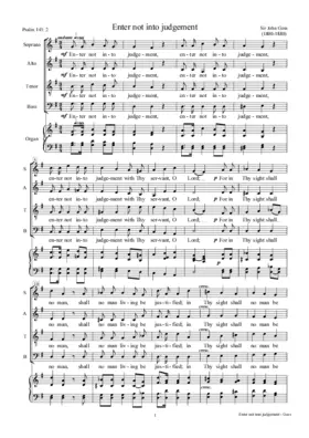 Enter not into judgement