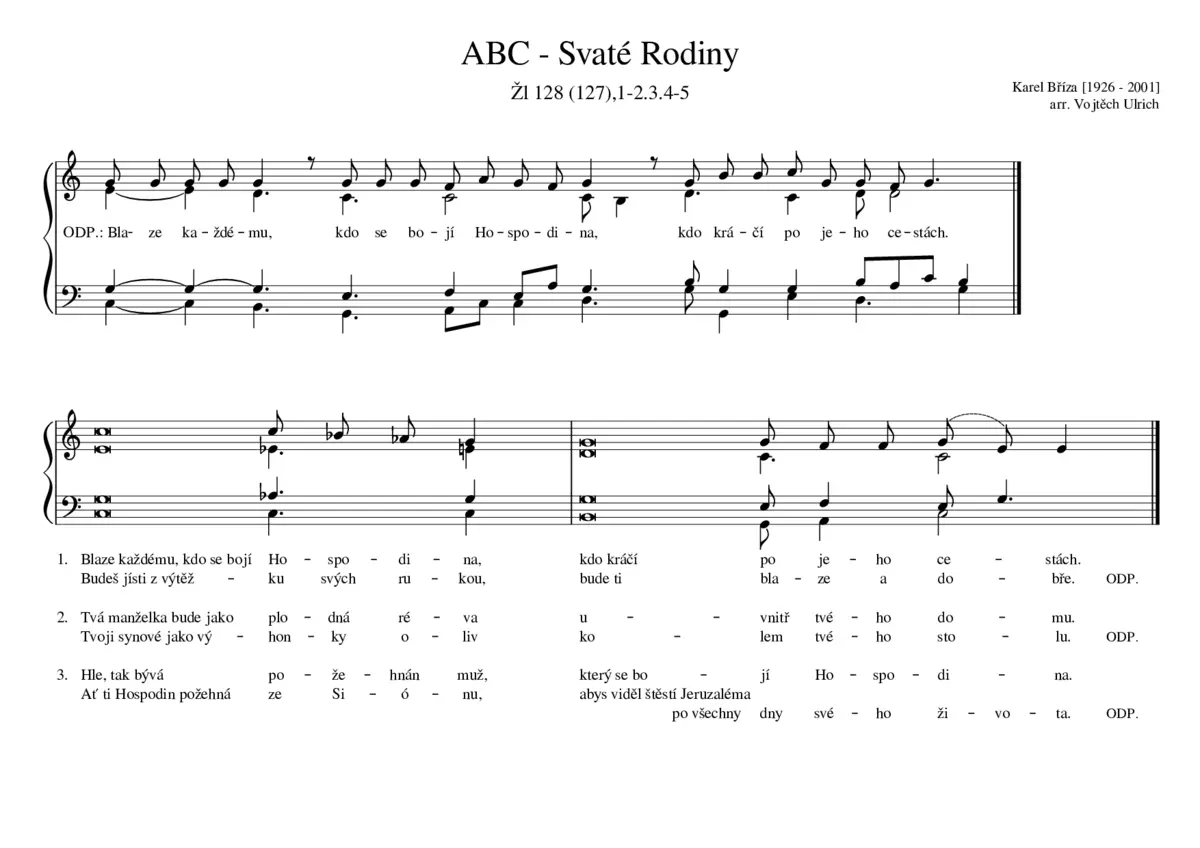 ABC - Svaté Rodiny - Page 1