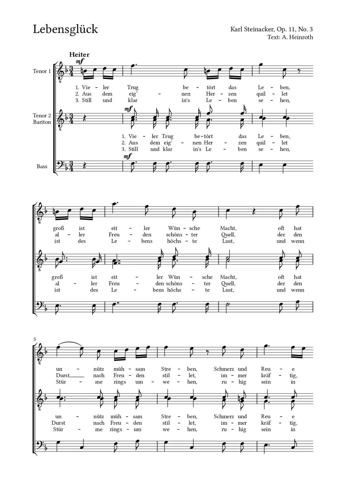 Lebensglück - Page 1