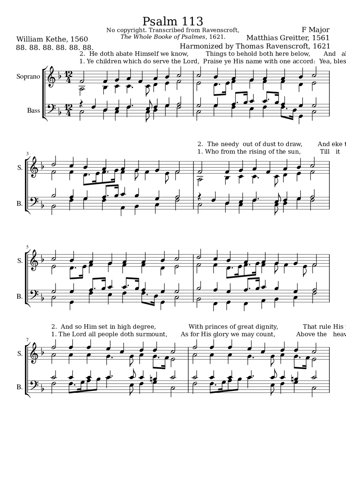 Ye children which do serve the Lord - Page 1