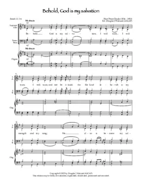 Behold, God is my salvation