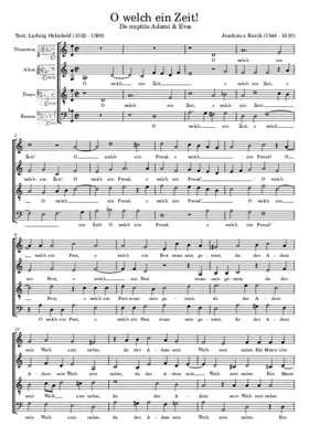 O welch ein Zeit, o welch ein Freud!