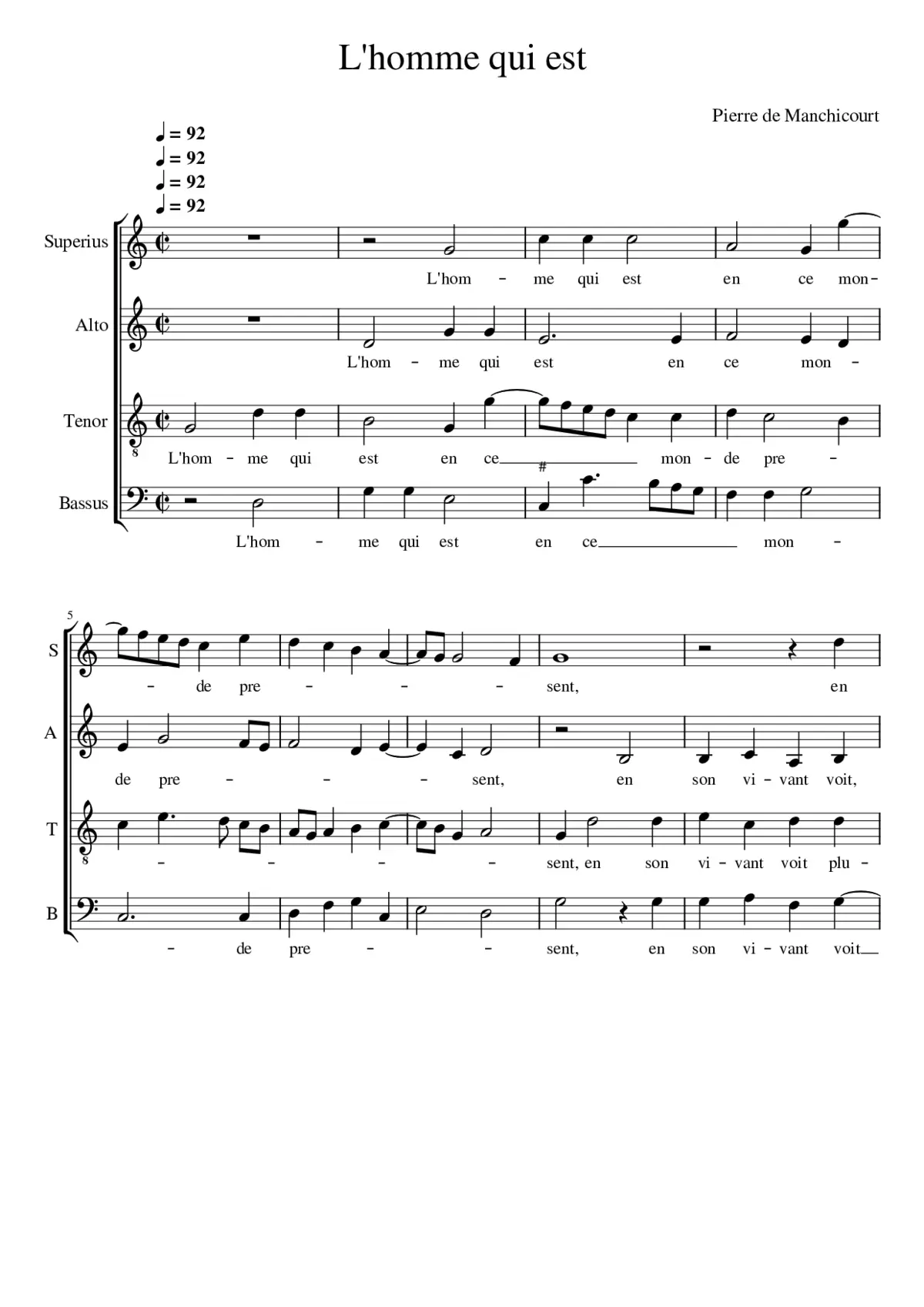 L'Homme qui est - Page 1