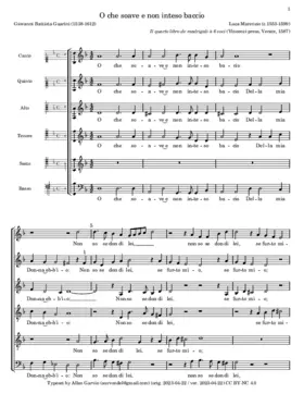 O che soave e non inteso baccio