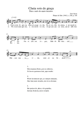 Cheia sois de graça