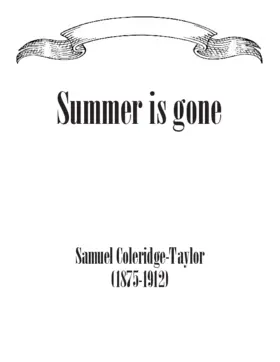 Summer is gone