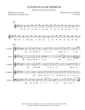 Conditor alme siderum