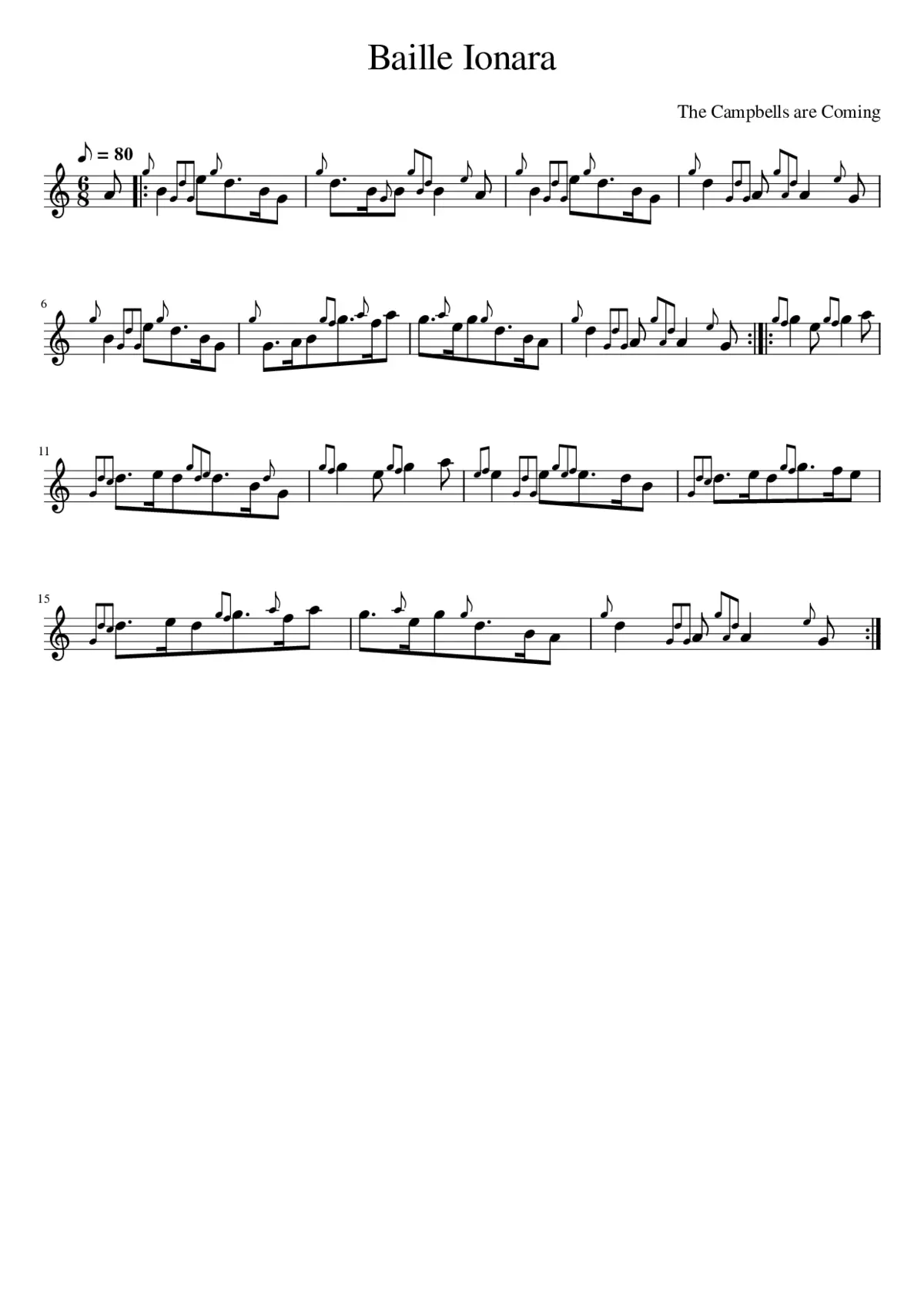 Baille Ionara - Page 1