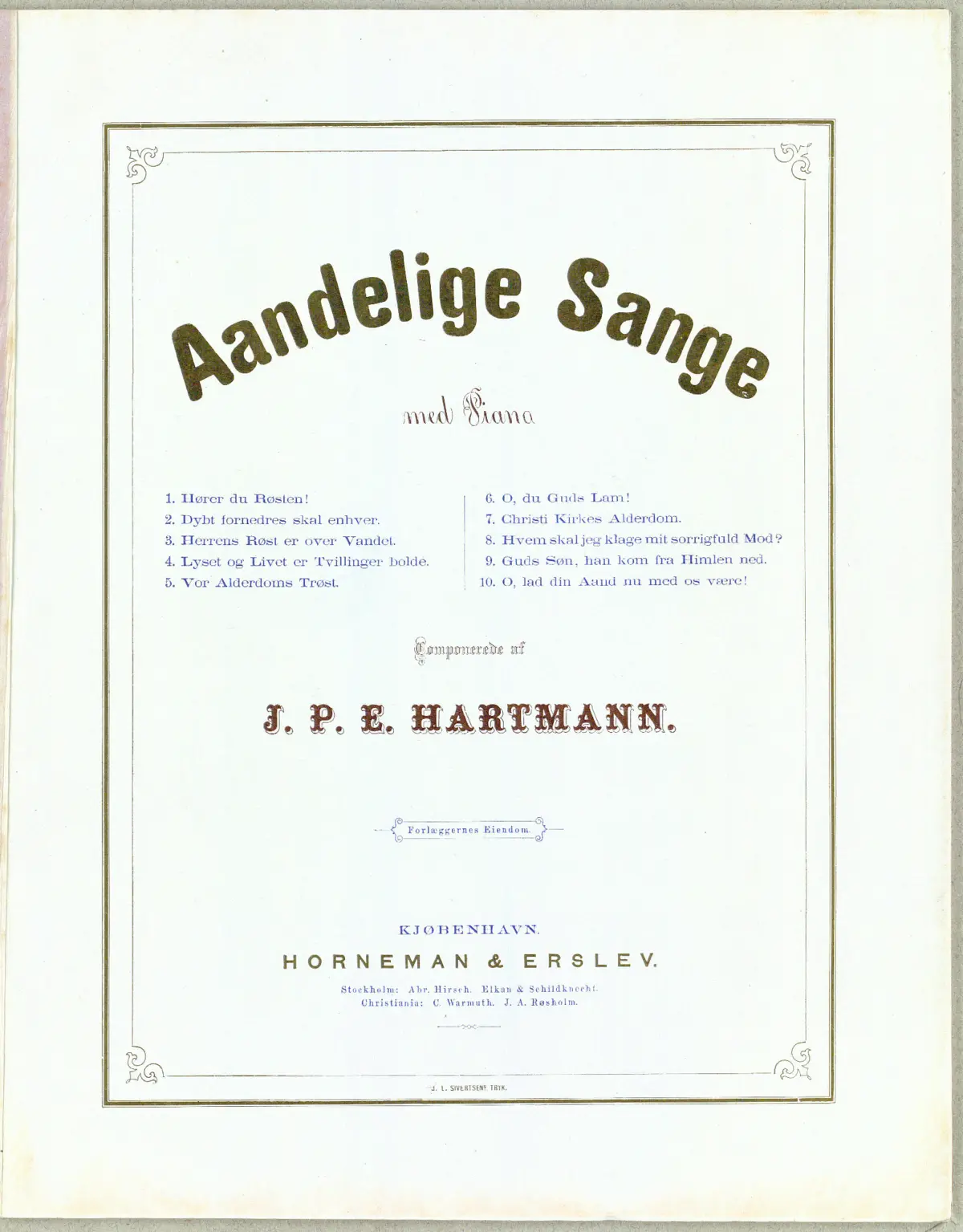 10 Aandelige Sange - Page 1