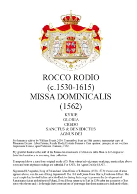 Missa Dominicalis