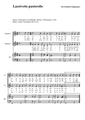 Lascivette pastorelle