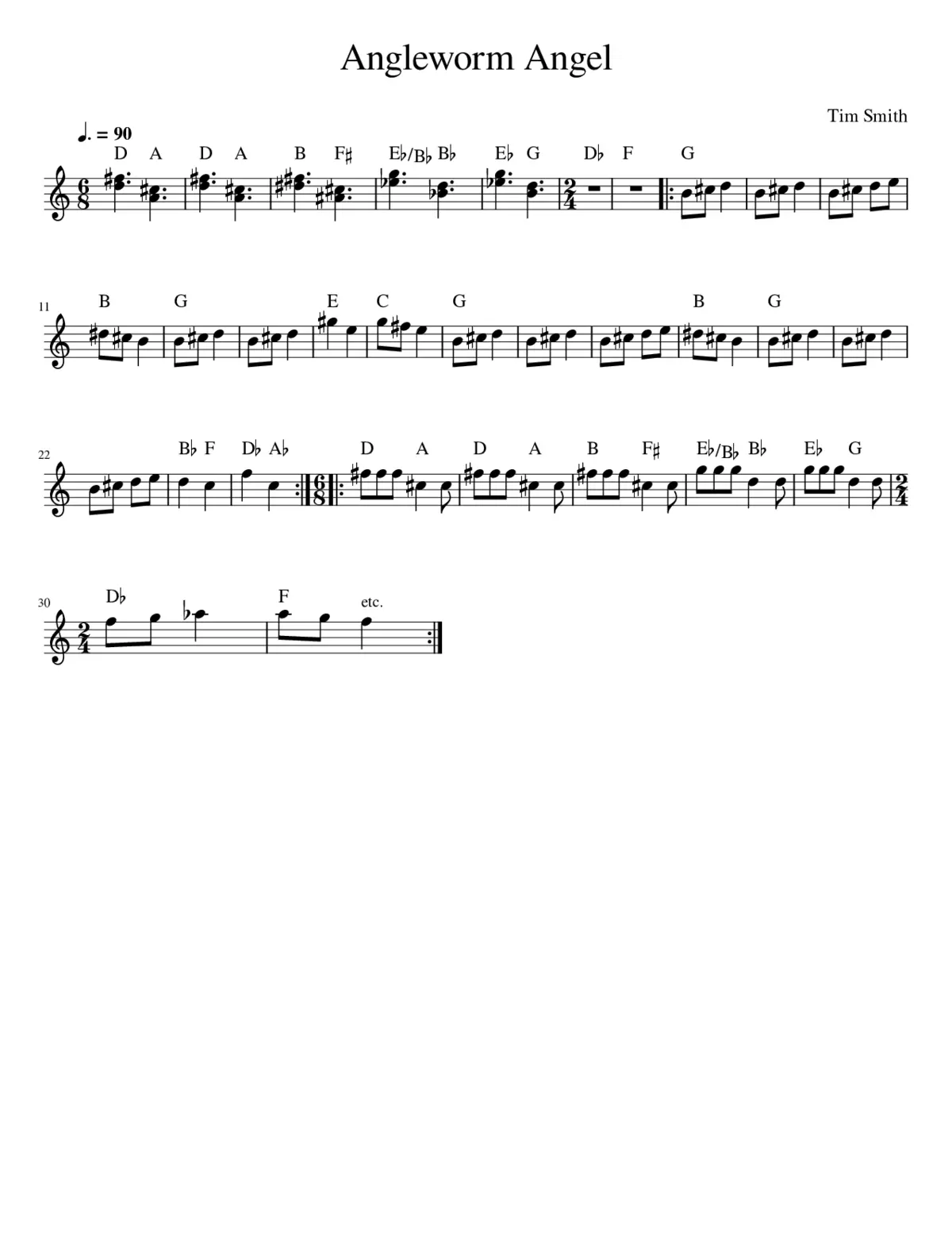 Angleworm Angel - Page 1