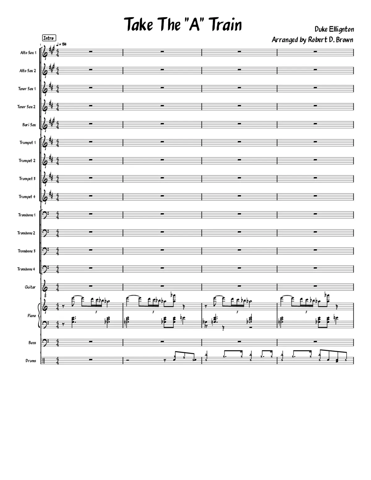 take the a train - Page 1