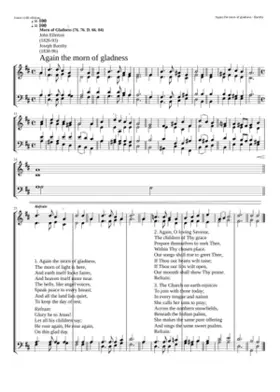 Again the morn of gladness