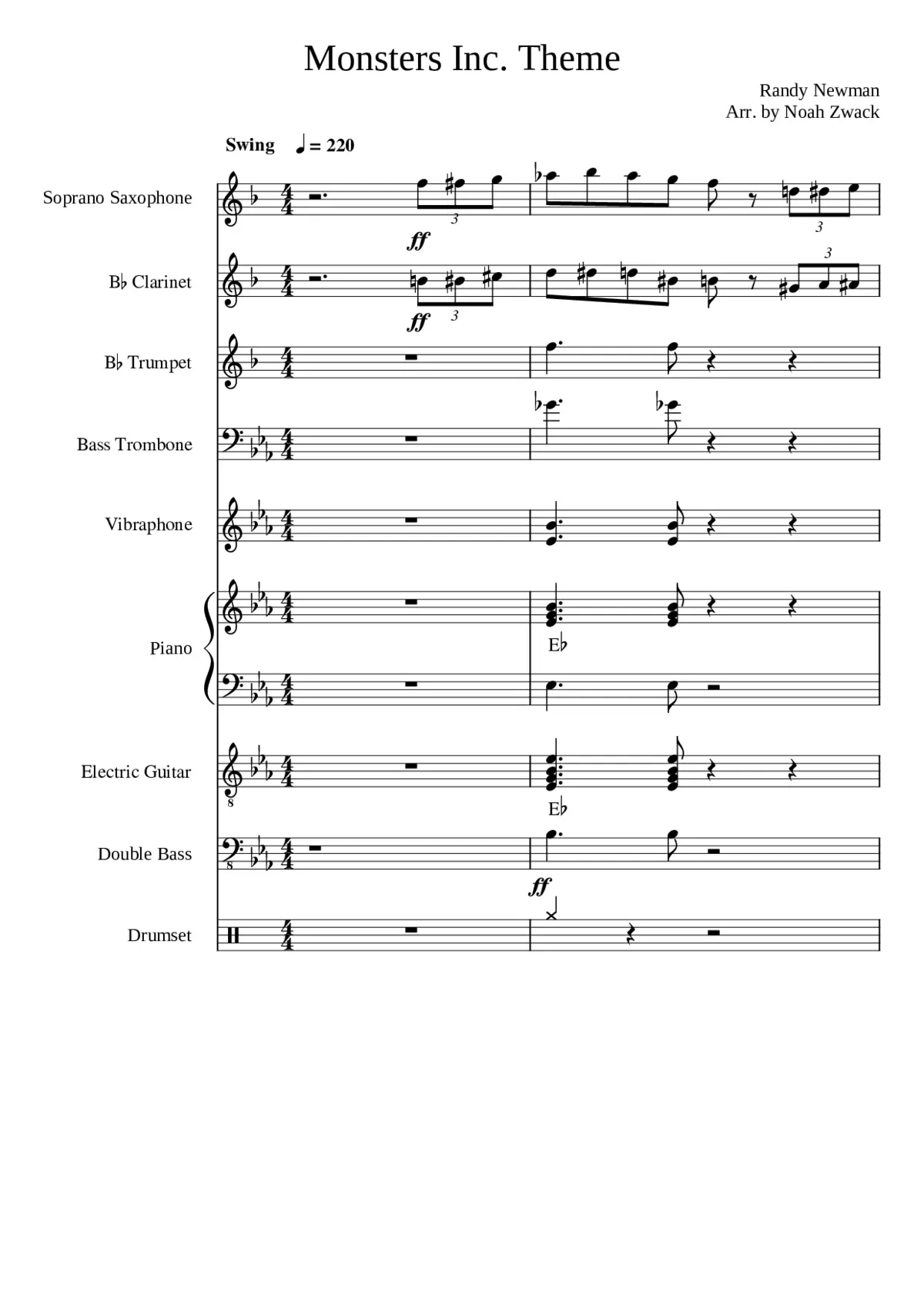 Monsters Inc. - Page 1