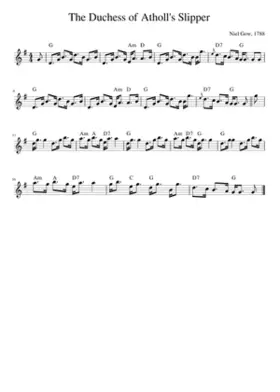 The Duchess of Atholl's Slipper