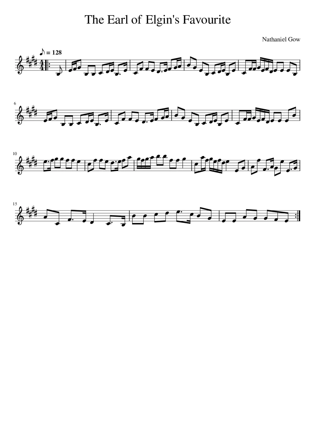 The Earl of Elgin's Favourite - Page 1