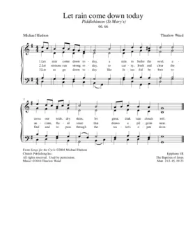 Let rain come down today