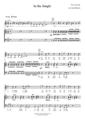 the lion king - lion sleeps tonight