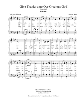 Give thanks unto our gracious God