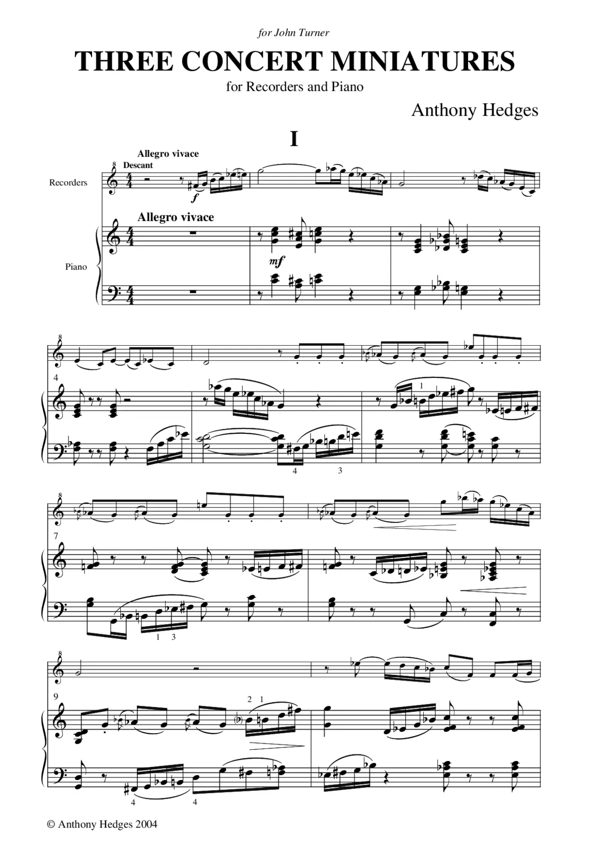 3 Concert Miniatures - Page 1