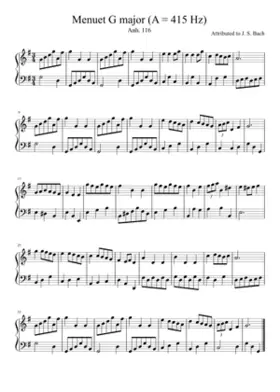 3 Minuets BWV 841-843