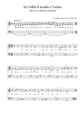 Coro: Se v'offre il mondo e 'l senso