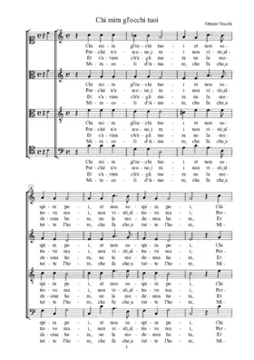 Chi mira gl'occhi tuoi