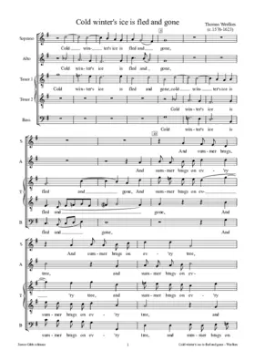 Cold winter's ice is fled and gone