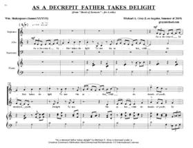 As a decrepit father takes delight