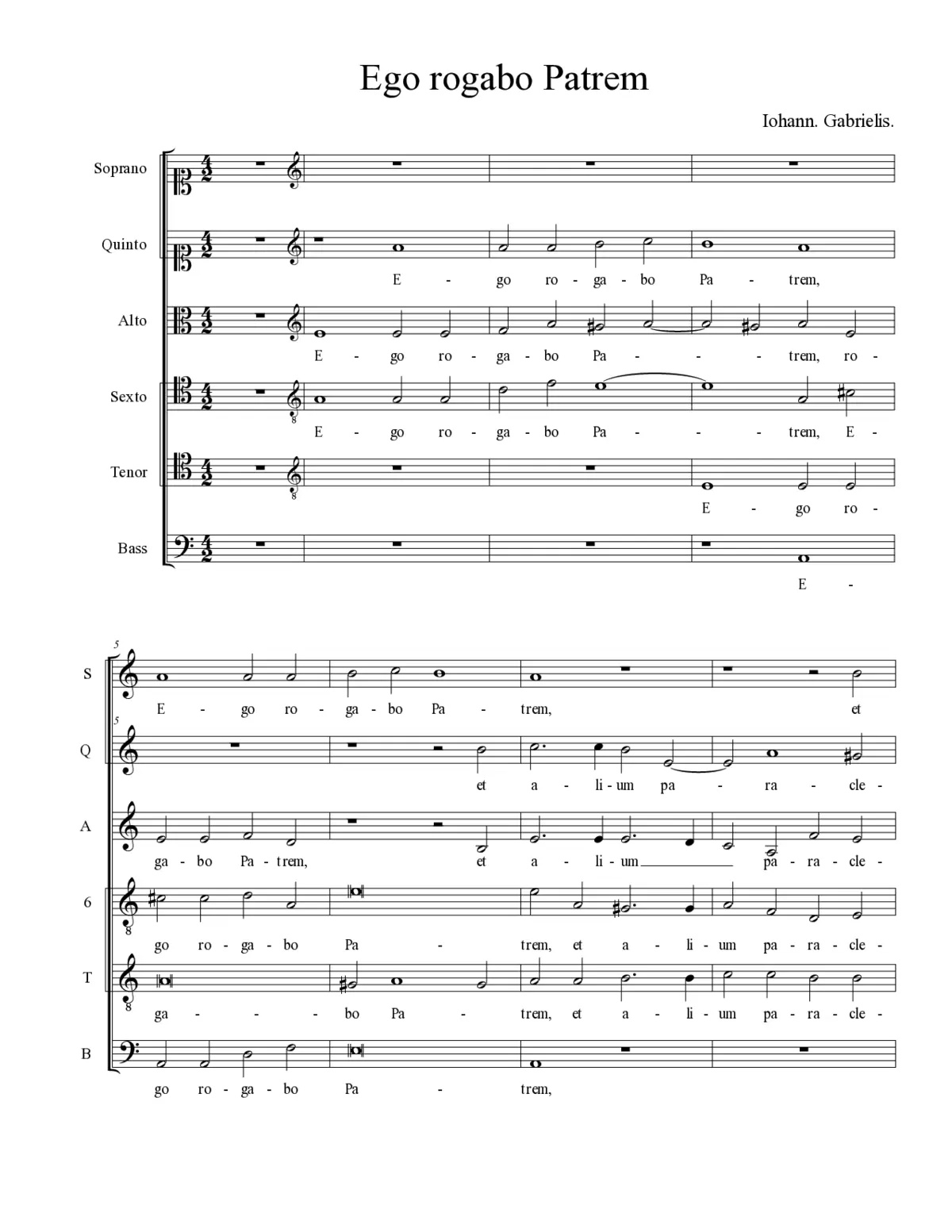 Ego rogabo Patrem - Page 1