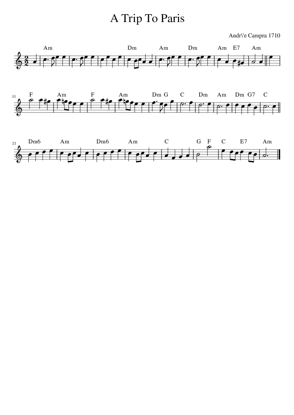 A Trip To Paris - Page 1