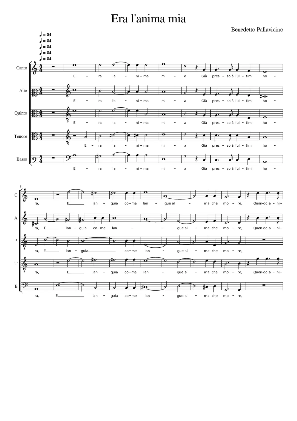 Era l'anima mia - Page 1