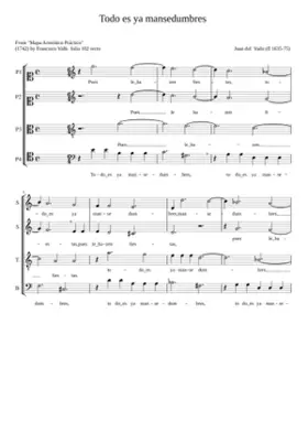 Todo es ya mansedumbres