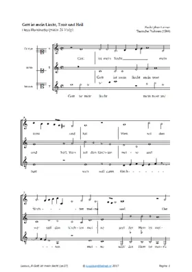 Gott ist mein liecht