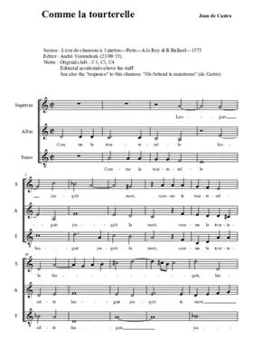 Comme la tourterelle