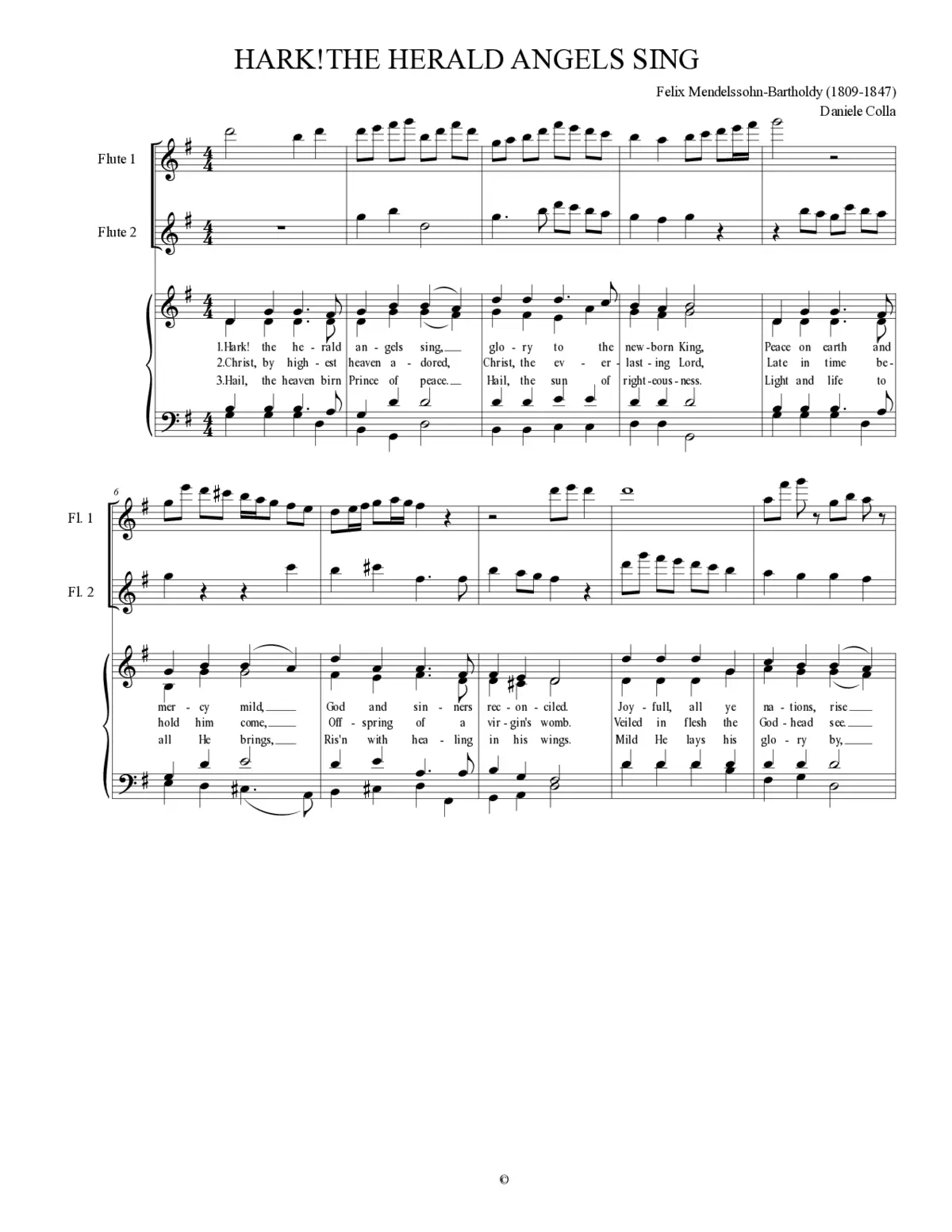 Hark! the herald angels sing - Page 1