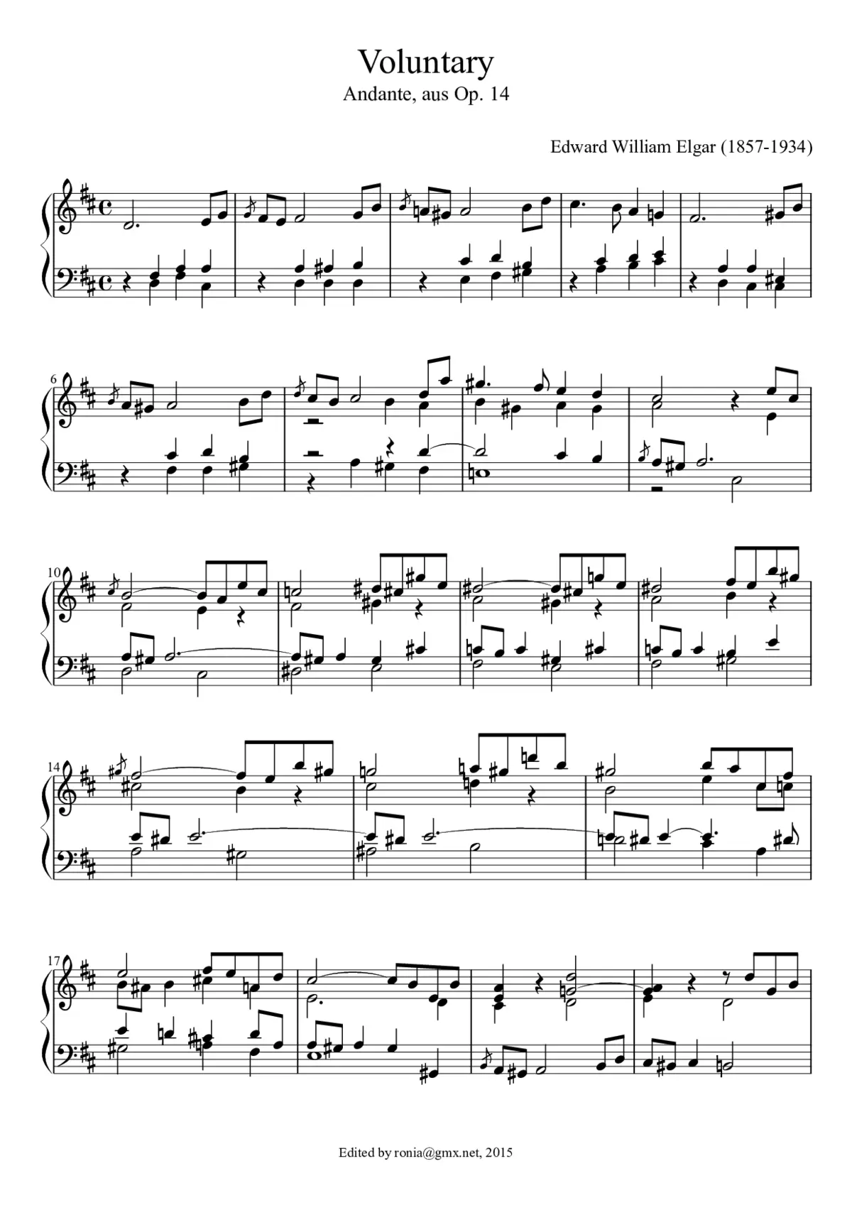 11 Vesper Voluntaries - Page 1