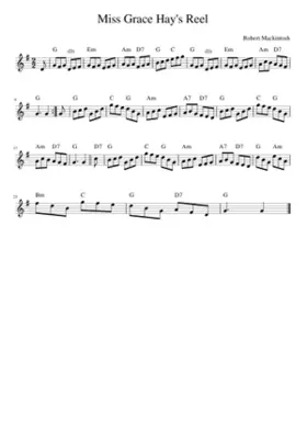 Miss Grace Hay's Reel