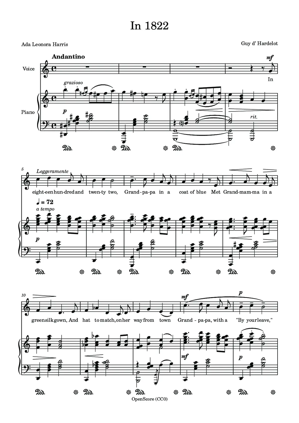 In 1822 - Page 1
