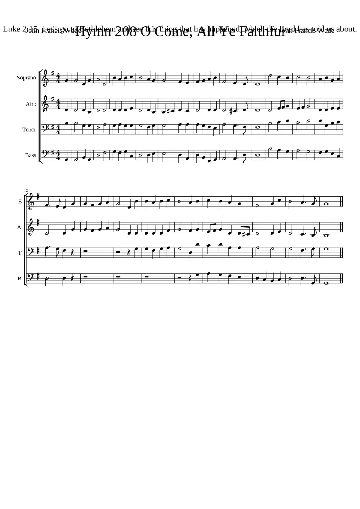 o come all ye faithful - Page 1