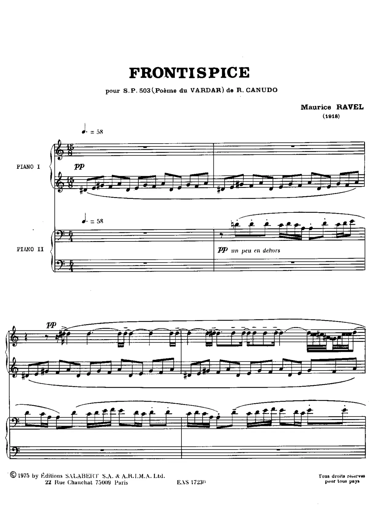 Frontispice - Page 1