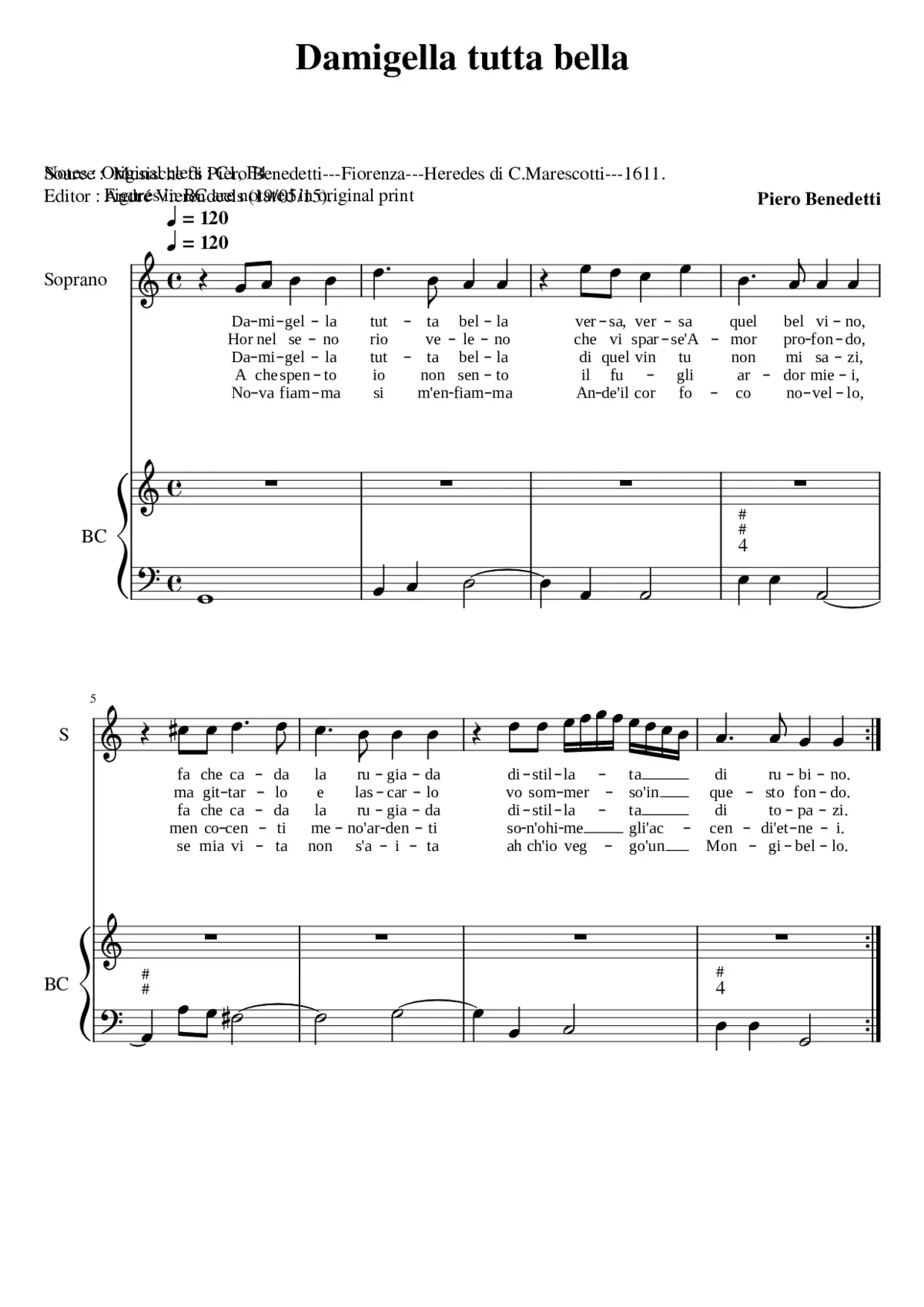 Damigella tutta bella - Page 1