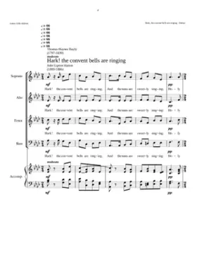 Hark! the convent bells are ringing