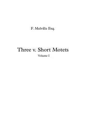 Three very short motets